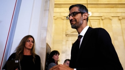 Sundar Pichai to testify on Monday regarding the Google antitrust case. Chip Somodevilla/Getty Images/AFP (Photo by CHIP SOMODEVILLA / GETTY IMAGES NORTH AMERICA / Getty Images via AFP)