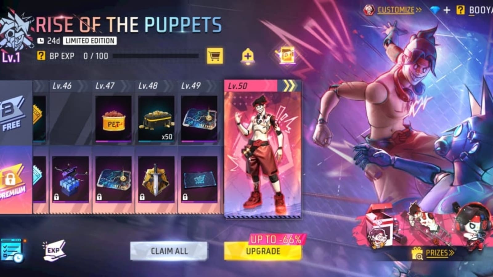 Garena Free Fire MAX Redeem Codes for November 7: Grab exciting rewards with Rise of the Puppet Ring Event