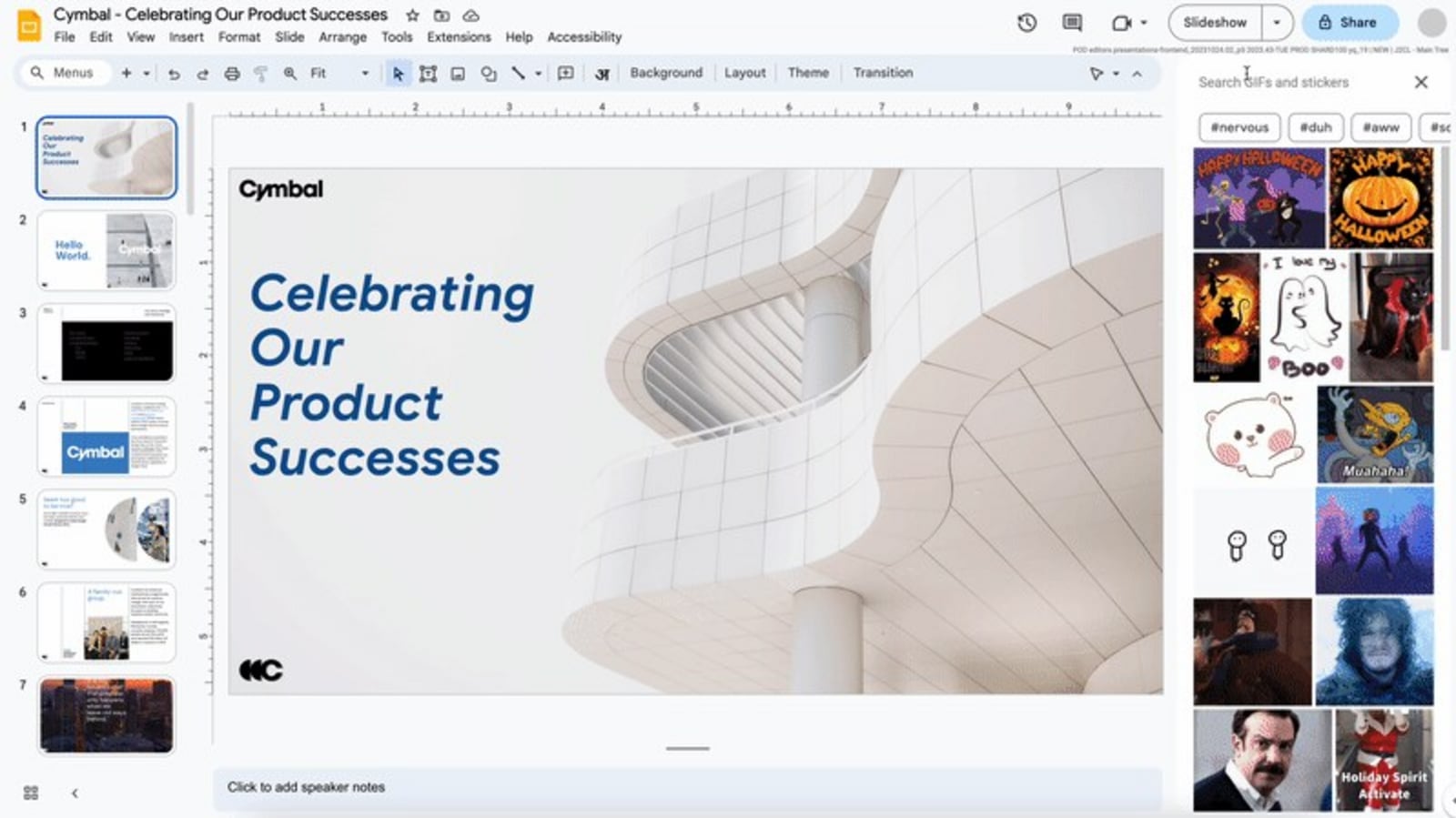 Modelos grátis com GIFs para Google Slides e PowerPoint