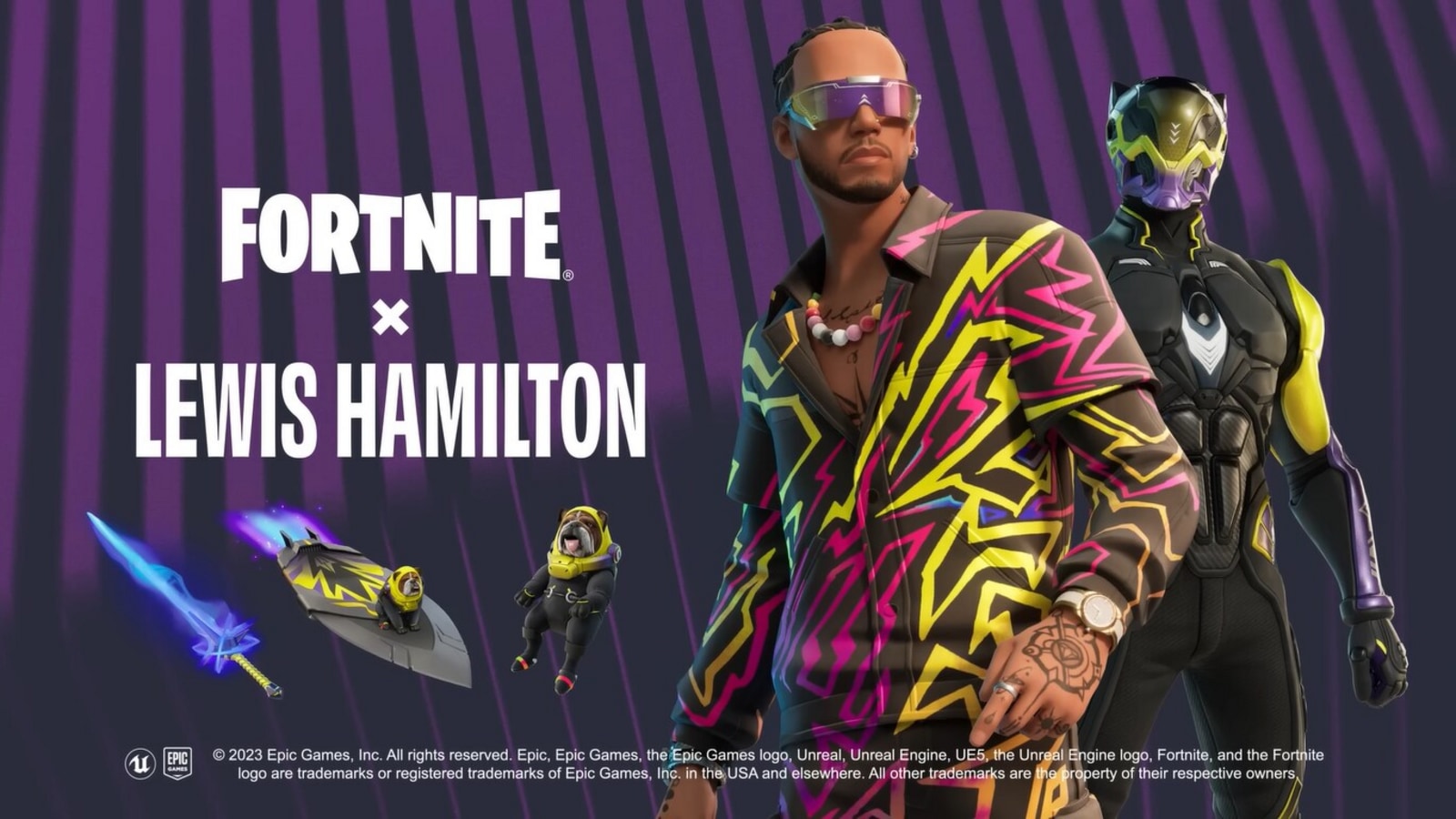 Lewis Hamilton races onto Fortnite's icon series with exclusive skin and  more