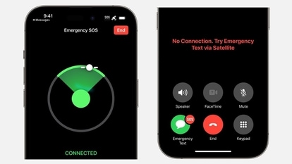 Emergency SOS via satellite on iPhone