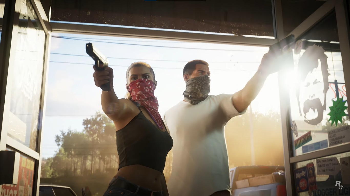 Two playable characters - We now know that GTA 6 will feature two protagonists - Lucia, and an unnamed male character, which leaks say is named Jason. It would be the first time in the HD universe that the Grand Theft Auto series will get a playable female protagonist. While not many details were revealed, the two characters were shown committing multiple crimes, hinting at a possible Bonnie & Clyde relationship. GTA 6