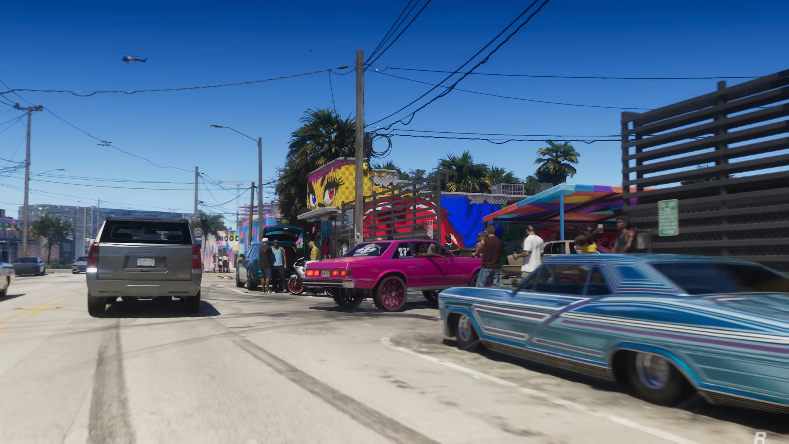 New features - As seen in the GTA 6 trailer, the game will feature a vast range of vehicles. Apart from traditional vehicles such as cars, trucks, boats, planes, helicopters, bikes, jet skis, and yachts, GTA 6 might also feature quad bikes, biplanes, hover boats, amphibious trucks, monster trucks, and cruise ships. Car customization might also be heavily featured in the game, with possible street racing returning. Players might also be able to join up at car meets. GTA 6 will also feature three gangs, with two of them already being named. There are a lot of animals too, with crocodiles and dogs already seen in the trailer. And yes, GTA 6 will feature DJs. GTA 6