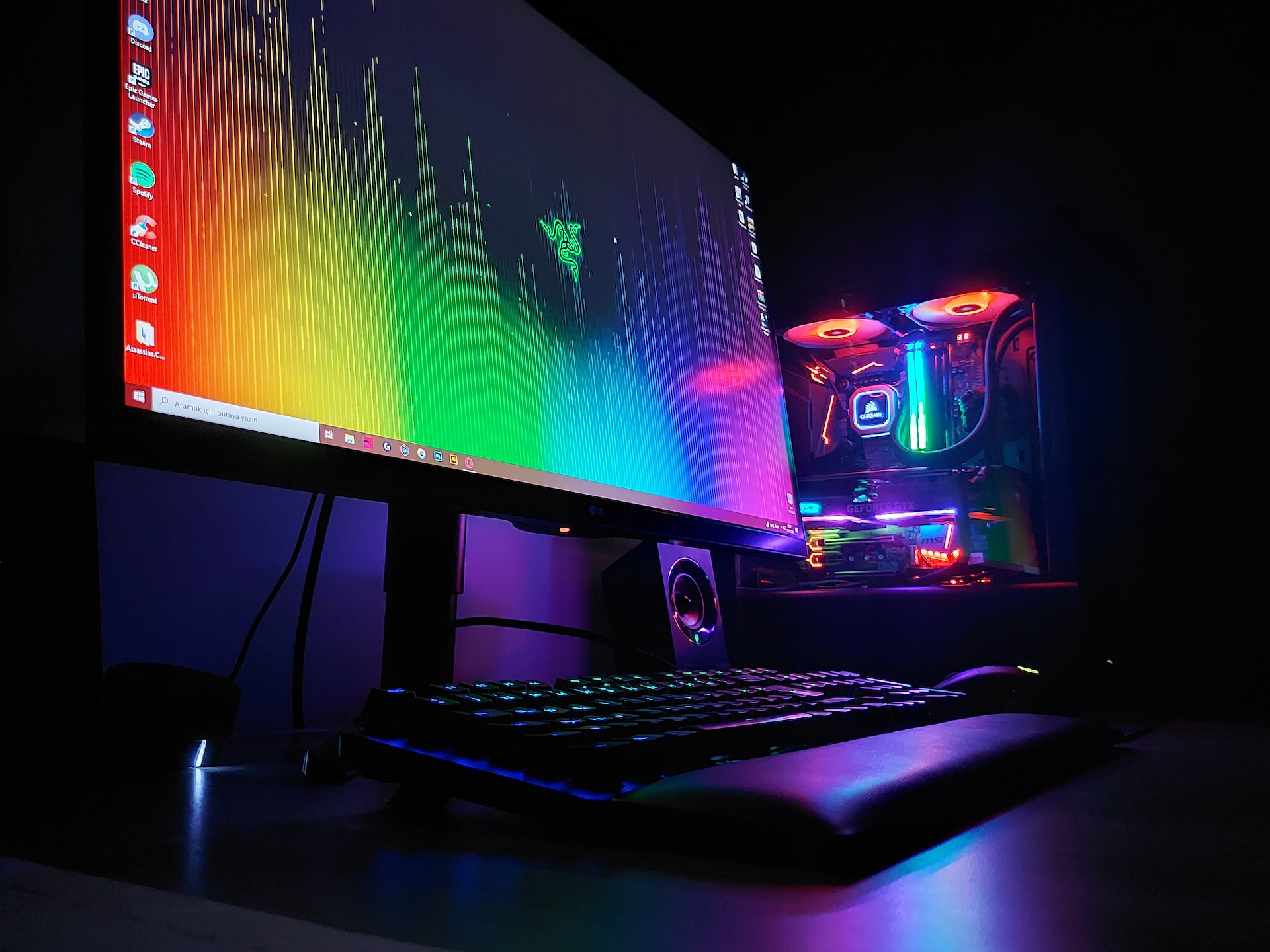 3. Storage: With your CPU and GPU sorted, you need storage to store all of your games. Latest games like Call of Duty MWII require at least 150 GB storage space to even run. You might want to get a 2TB+ storage drive to contain all your games. Although SSDs are quite expensive, they offer blazing-fast performance, meaning you get almost no-load times in games. Therefore, an SSD, instead of a traditional hard drive, is recommended. Gaming PC