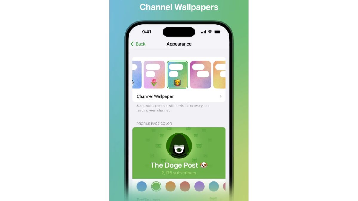 Customizable Channel Appearance:Telegram now allows channel owners to enhance their visual appeal by customizing profiles. Users can choose colors, logos, emoji statuses, and wallpapers visible to all who open the channel. The feature offers various options, from animated snowmen to cryptic hotdogs. Customizable Channel Appearance