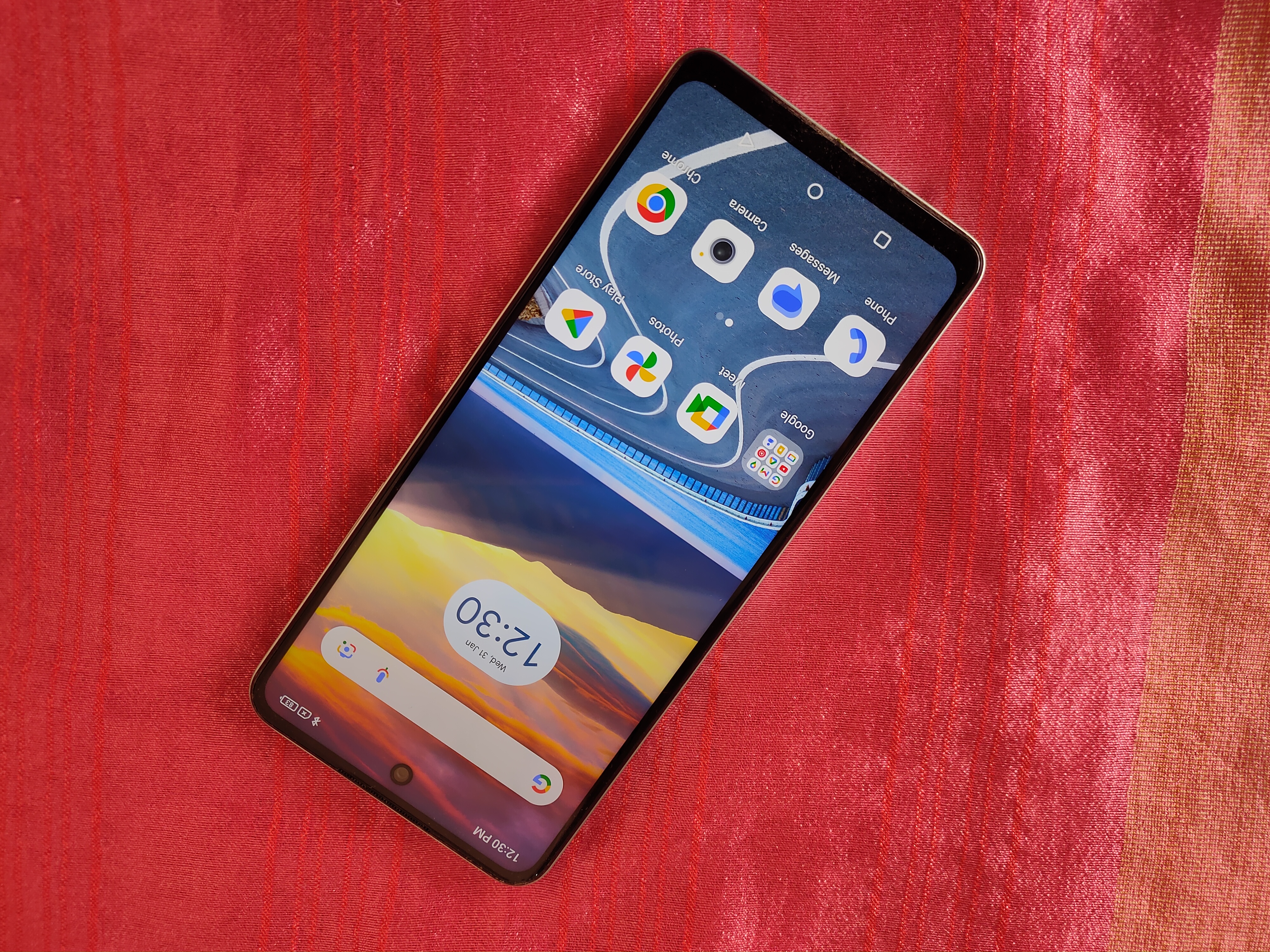 The Lava Storm 5G features a large 6.78-inch display. Lava Storm 5G