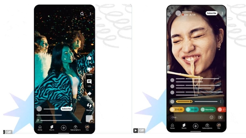 Surprise!  integrates TikTok-like live video previews into Shorts  feed