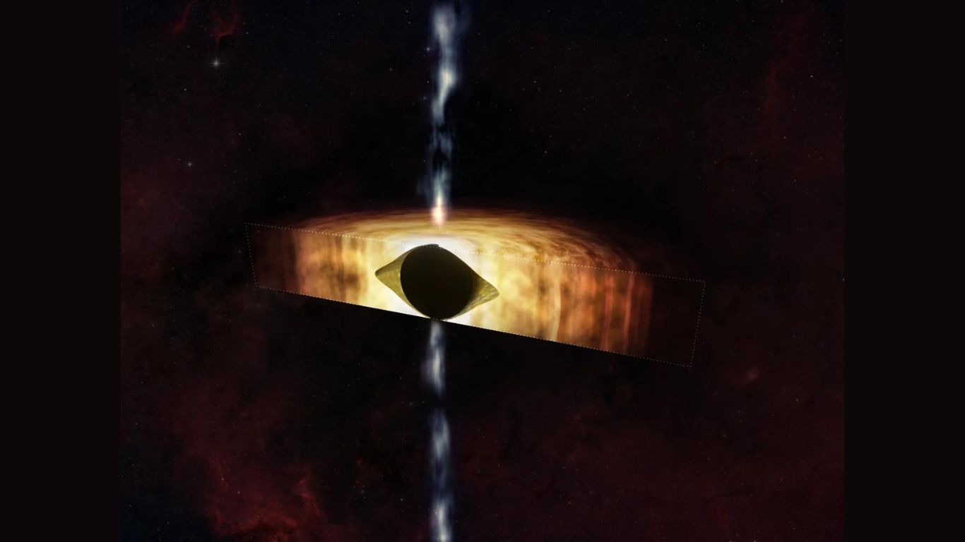 Telescopes have provided new insights into the characteristics of the supermassive black hole located at the centre of the Milky Way Galaxy, Sagittarius A* (Sgr A*). Utilising data from NASA’s Chandra X-ray telescope and the NSF’s Karl G. Jansky Very Large Array (VLA), researchers have determined that Sgr A* is spinning at a remarkable rate, warping spacetime in its vicinity. This finding, illustrated in artist renderings, depicts Sgr A* resembling a football due to its rapid rotation. NASA
