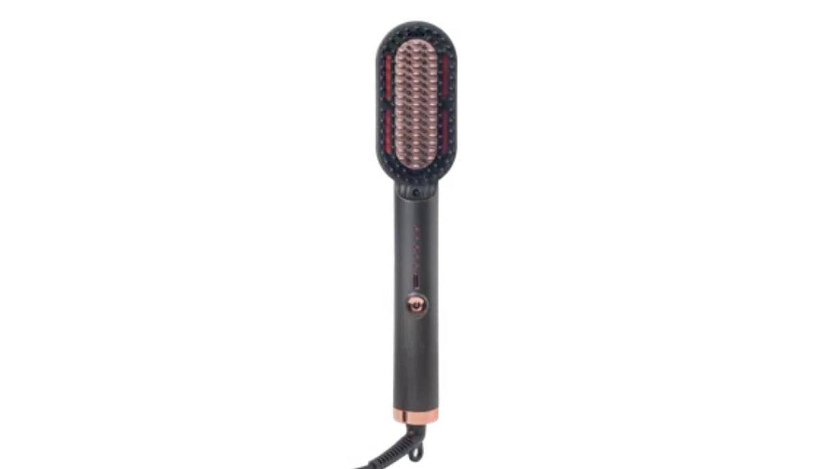 2. Croma Hair Straightening Brush:Revolutionize hair care with the Croma 30W Hair Straightening Brush, offering ionic care to reduce frizz and static. This INR 2199 brush detangles and straightens hair effortlessly, making it an ideal gift for those who value efficient styling and hair health. Croma Hair Straightening Brush