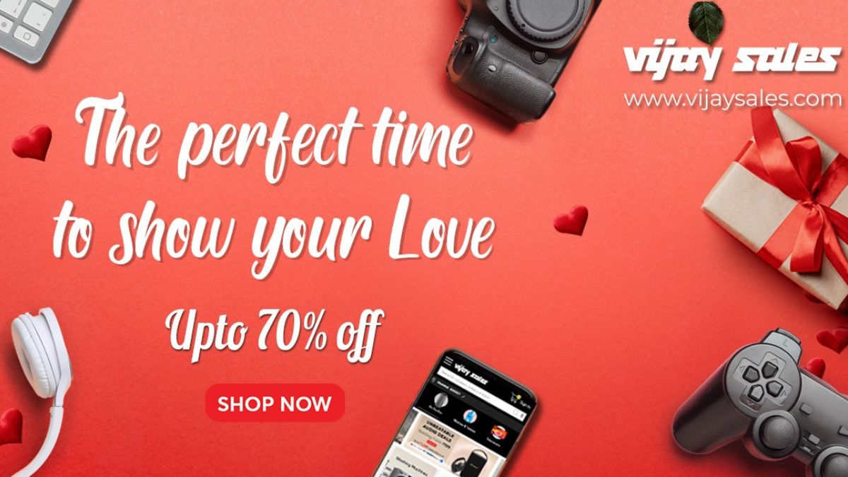 1. Valentine's Day sale bonanza: Vijay Sales is spreading love with irresistible offers on smartphones, gadgets, and gifts. Highlights include the Redmi 13C 5G at INR 10,999, Apple iPad 9th Gen at INR 27,900, and boAt Enigma R32 Women Smartwatch at INR 3,199. Valentine's Day sale bonanza