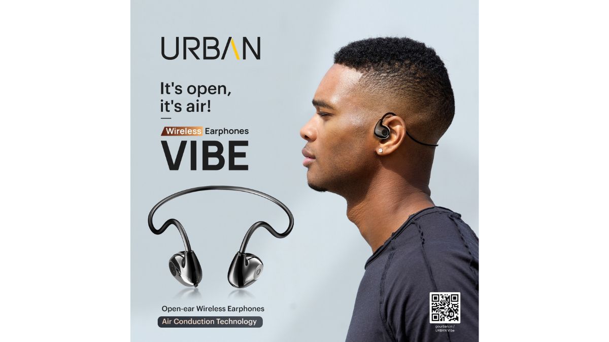 1. URBAN VIBE Open-Ear Wireless Earphones: The latest offering from URBAN features innovative open-ear technology for comfortable, everyday use. Enjoy high-quality sound output and advanced noise cancellation with Qualcomm chipset, ideal for various activities without discomfort. URBAN VIBE Open-Ear Wireless Earphones
