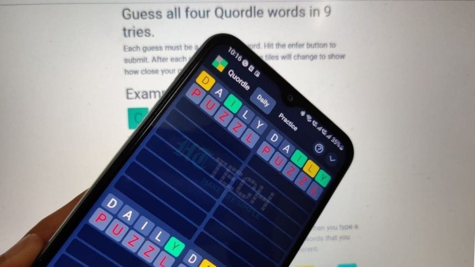 Quordle today: Solve it quickly! Check hints, clues and answer here. Quordle