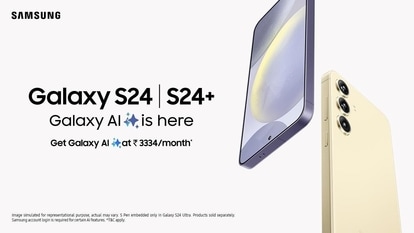 The brand-new Samsung Galaxy S24.