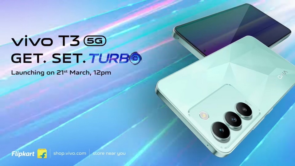 Vivo T3 5G to launch in India on 21 March 2024
