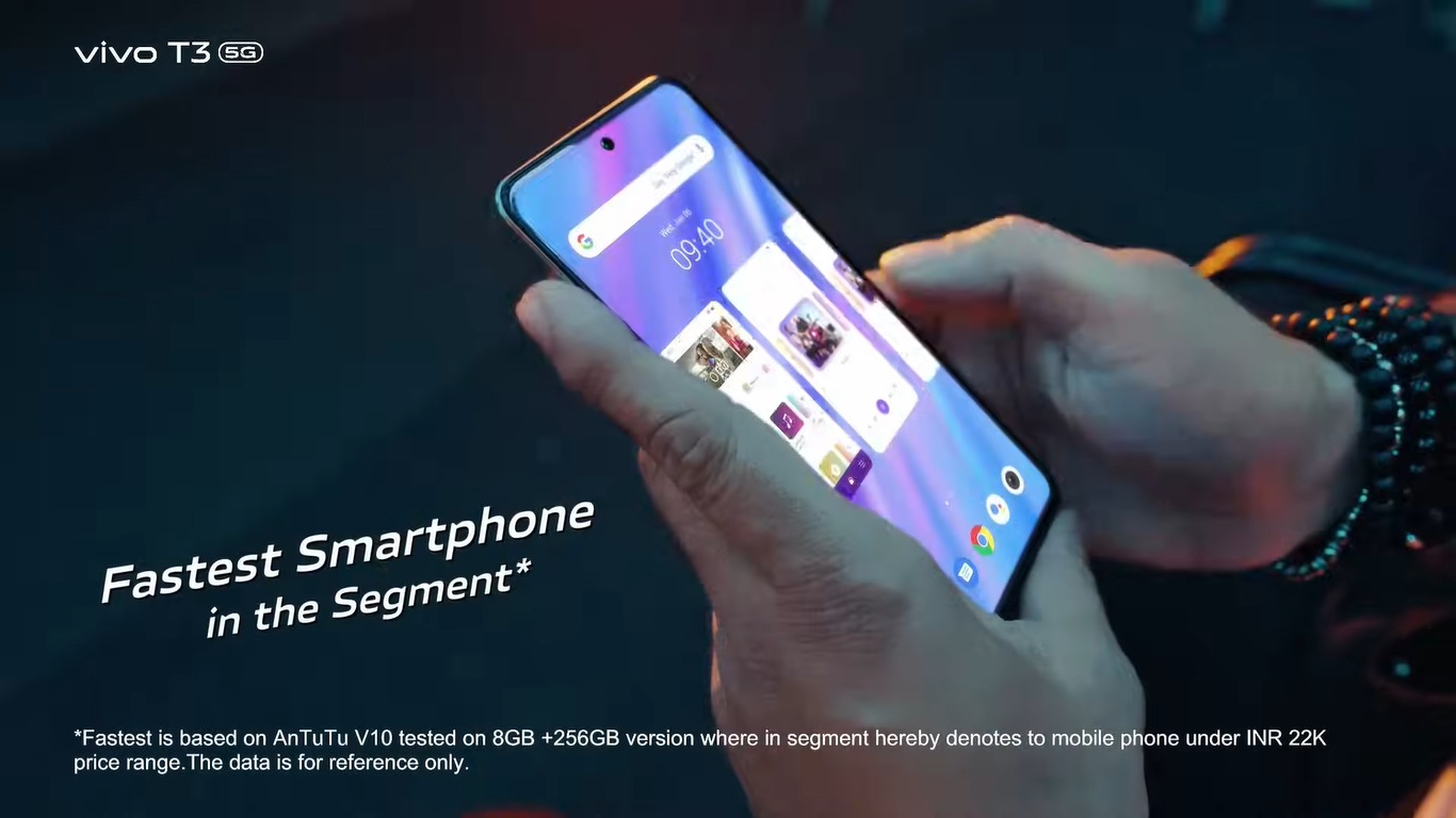 The Vivo T3 will be likely equipped with the MediaTek 7200 chipset which may also be paired with Arm Mali G610 GPU to enhance the graphics of the device. The smartphone may also feature a 5,000mAh battery which is expected to support 44W fast charging. Vivo T3