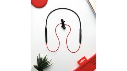Bluetooth neckband headphones on Amazon.