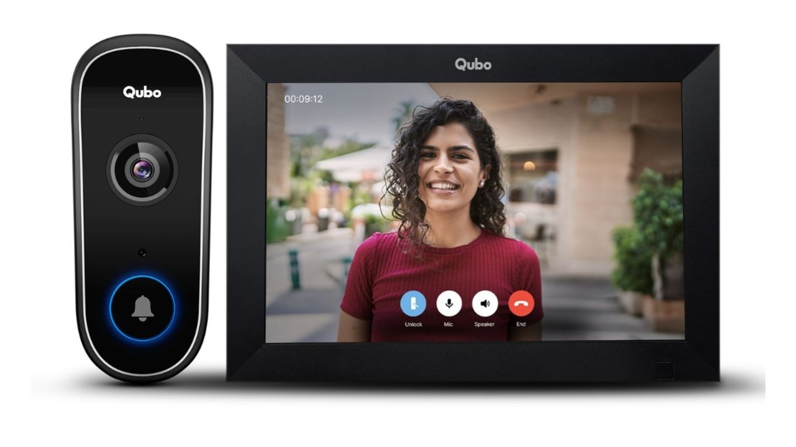 Qubo launches new video door phone, InstaView, featuring enhanced features and portable display unit for homes. Qubo InstaView video door phone launched
