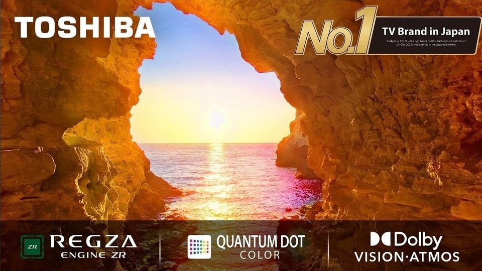TOSHIBA Smart TV with QLED Ultra HD (4K) Smart Google TV