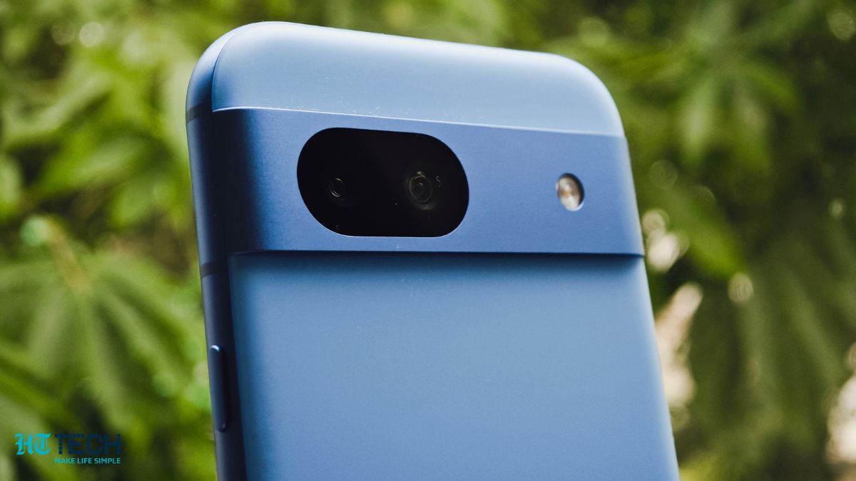 Google Pixel 8a features a dual camera setup on the back. Google Pixel 8a features a dual camera setup on the back.