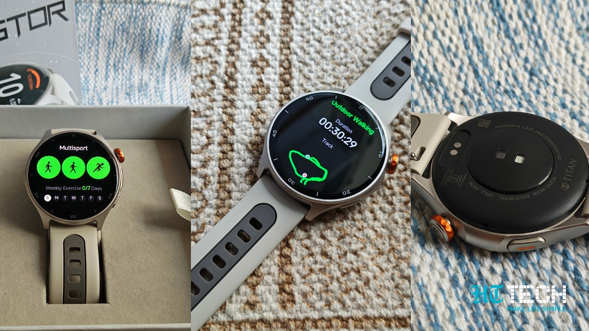 Titan Celestor offers health features such as Heart Rate Monitoring, Stress Monitoring, Sleep Tracking with score, and more. Titan Celestor