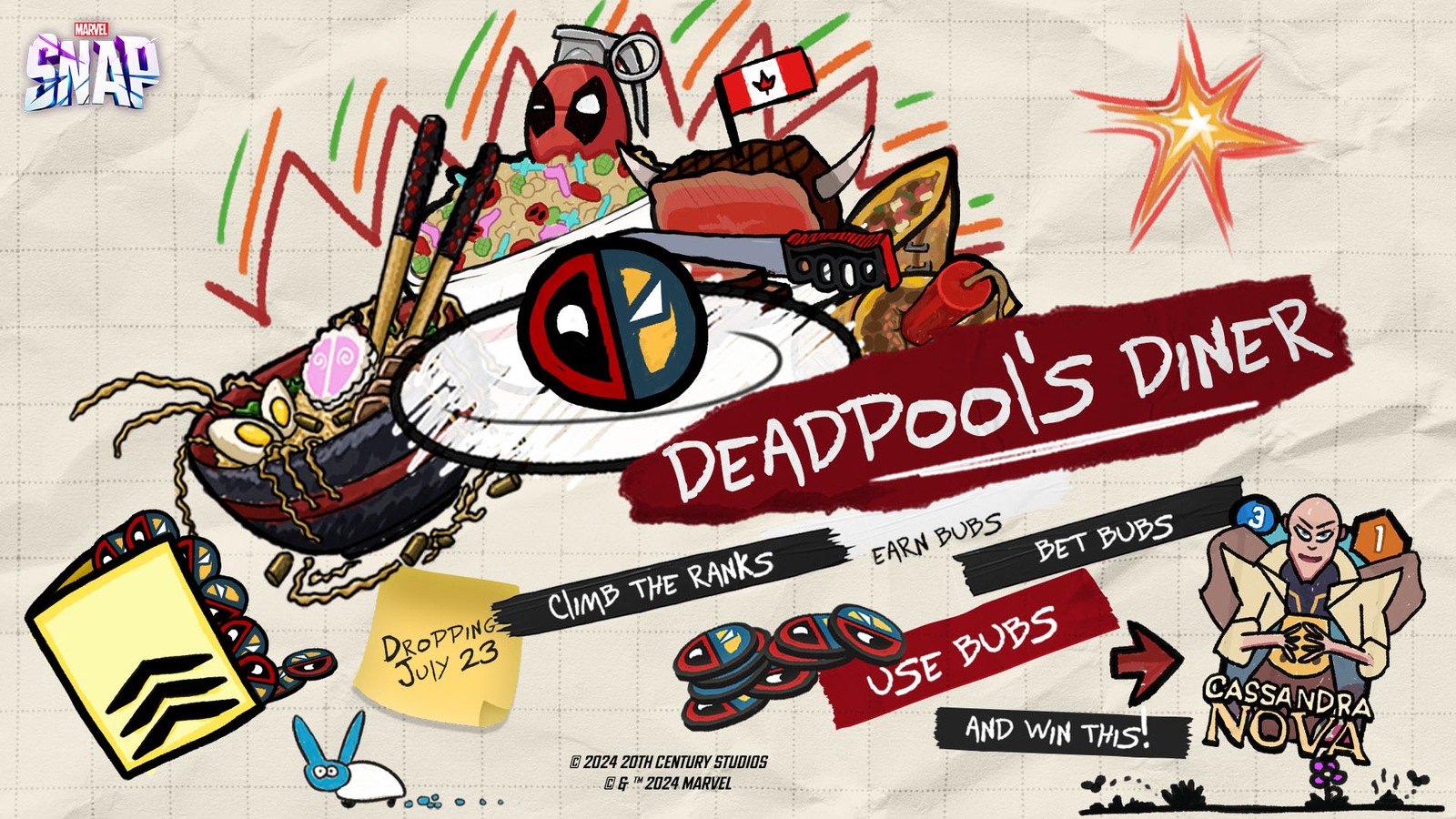 Marvel Snap launches Deadpool's Diner event with new gameplay, high stakes, and exciting rewards