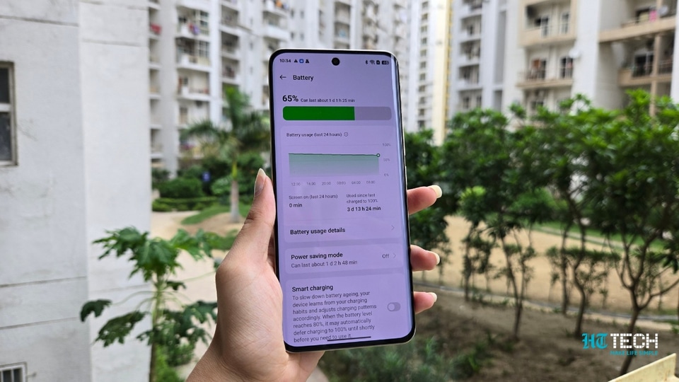The Realme 13 Pro 5G comes with an impressive battery back up.