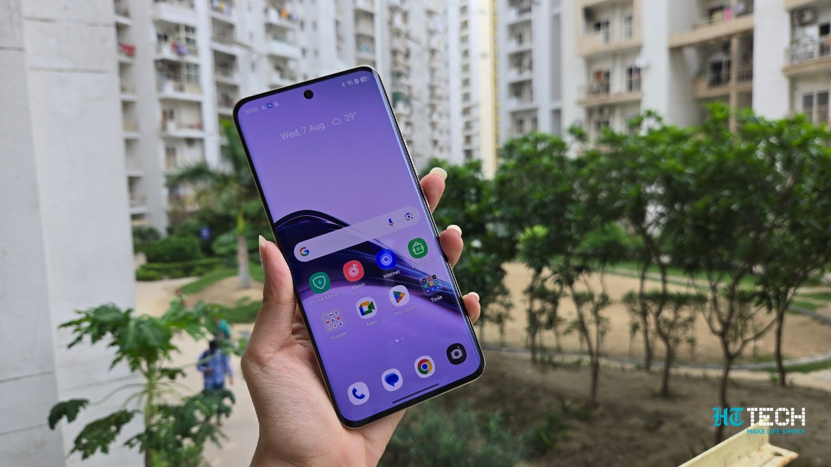 The Realme 13 Pro 5G features a 6.7-inch curved AMOLED display with 120Hz refresh rate. Realme 13 Pro 5G
