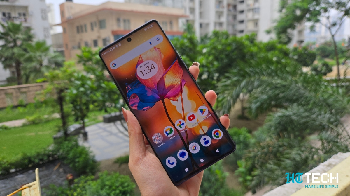 The Lava Blaze X features a .67-inch 3D curved AMOLED display. Lava Blaze X
