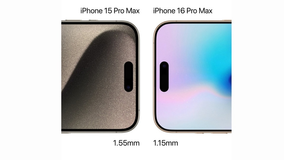 Apple September event 2024 iPhone 16 Pro Max bezel image leaked ahead