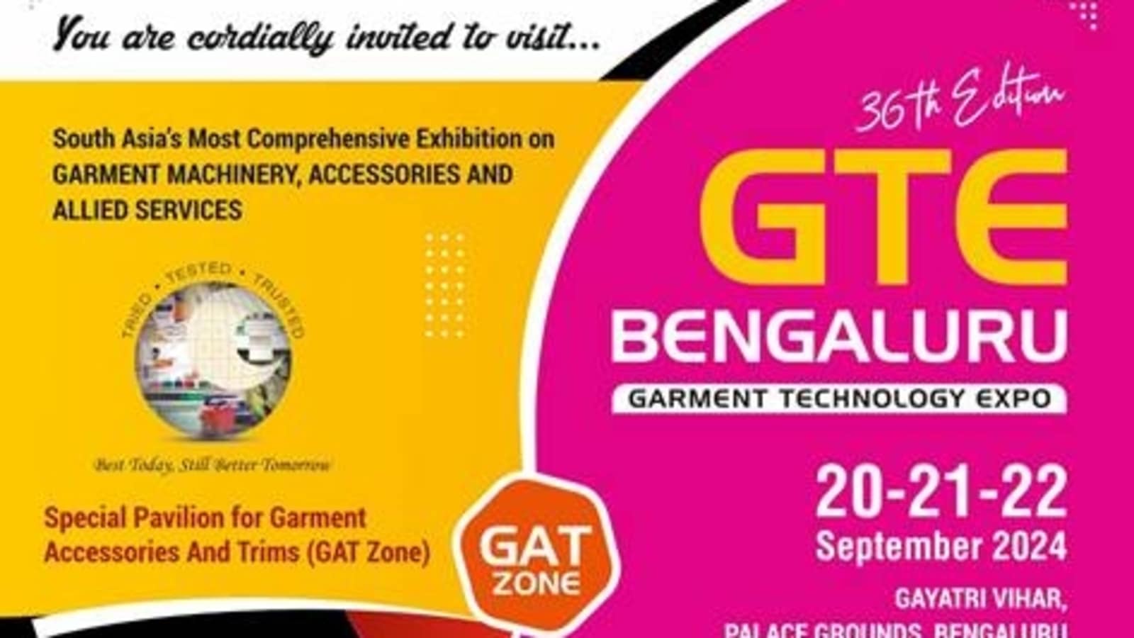 GTE Bengaluru: Showcases New Garment Machines GTE Bengaluru: Showcases New Garment Machines