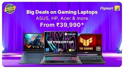 Big Deals on Gaming Laptops at the Flipkart Big Billion Days Sale