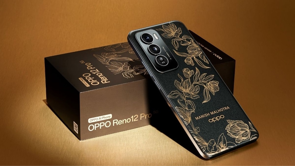 Oppo Reno12 Pro 5G Manish Malhotra limited edition launched in India