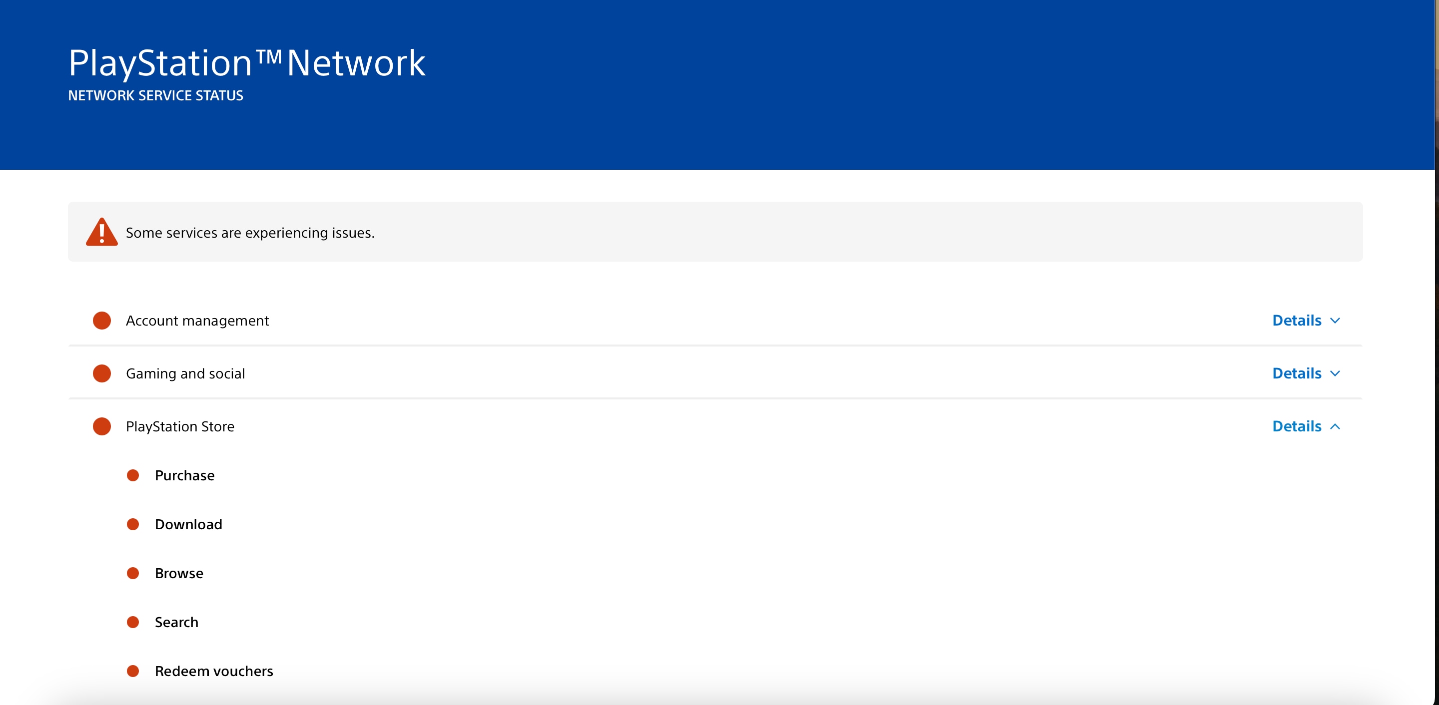 PSN Status. PSN Status.