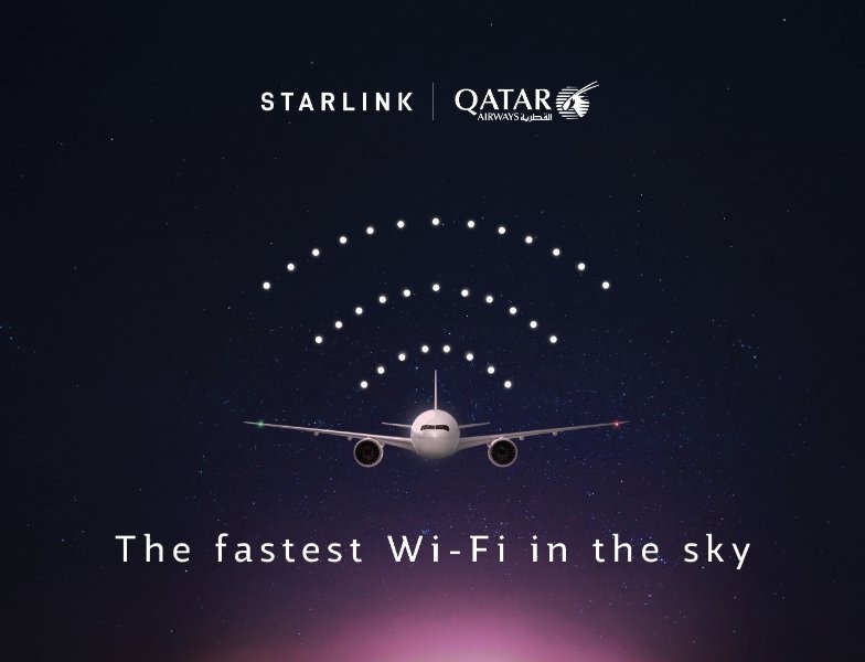 Qatar Airways’ fleet of Boeing 777s gets internet support from Starlink. Inflight internet takes off: Connecting travelers at 35,000 feet