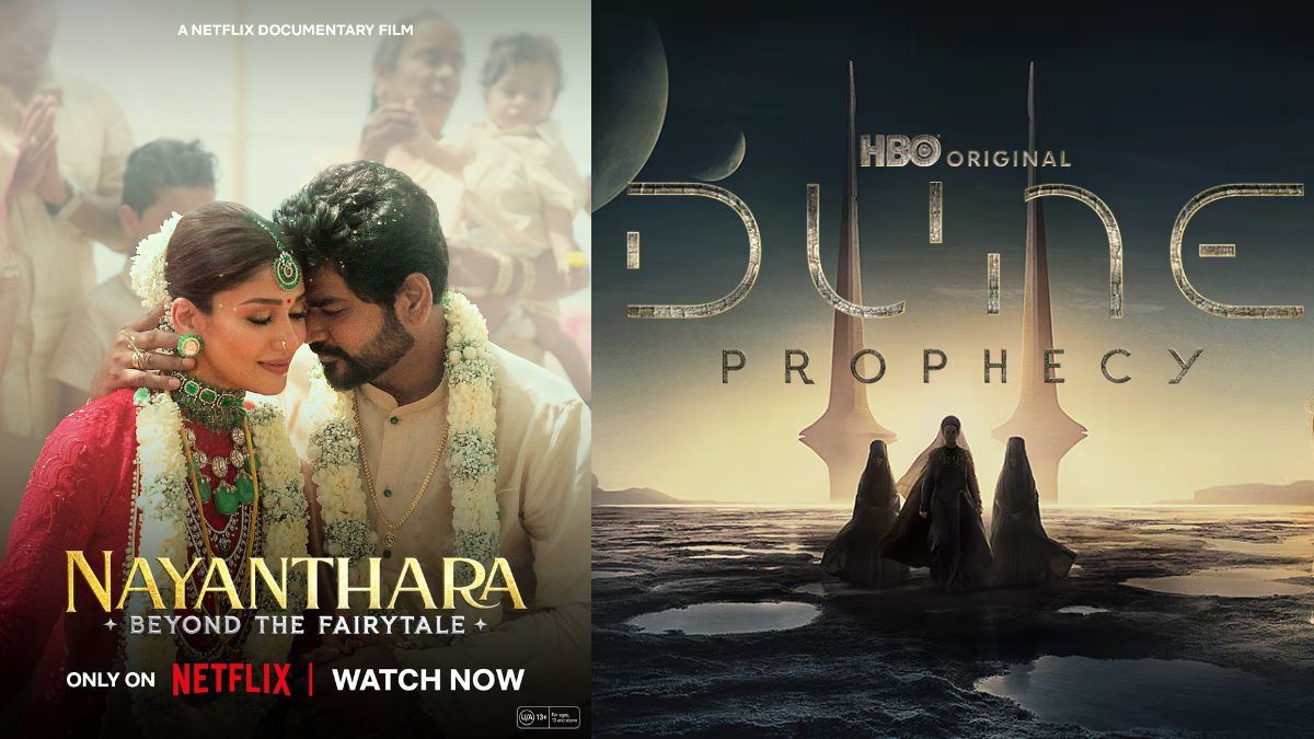 As 2024 nears its end, OTT platforms are gearing up for another wave of must-watch content. With leading streaming services like Netflix, Prime Video, and Disney+ Hotstar offering fresh releases every week, movie and series enthusiasts have plenty to look forward to. From compelling documentaries to thrilling sci-fi adventures, here's a roundup of the top five new releases to catch on OTT platforms this month. Nayanthara Beyond The Fairy Tale, Dune Prophecy, Lucky Baskhar, and other top 5 new OTT releases to watch this week