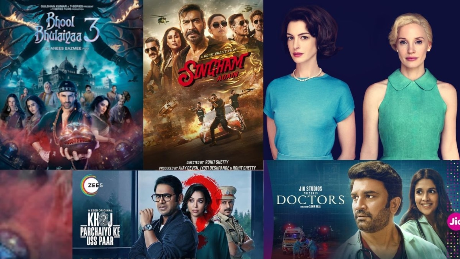 Bhool Bhulaiyaa 3, Singham Again to Mothers' Instinct and more to watch online- Friday OTT releases