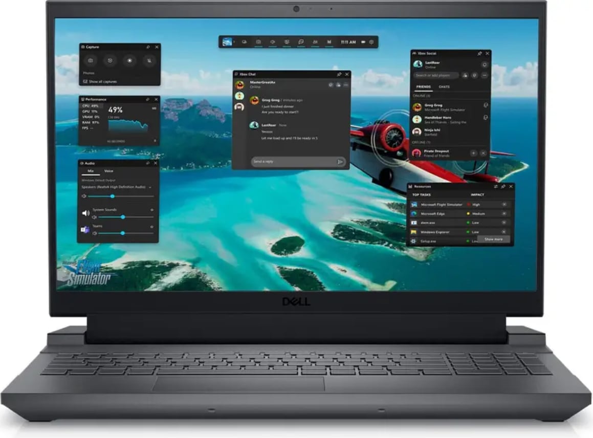 Enjoy a gaming marathon with the DELL G15-5530 15.6-inch Laptop. Enjoy a gaming marathon with the DELL G15-5530 15.6-inch Laptop.