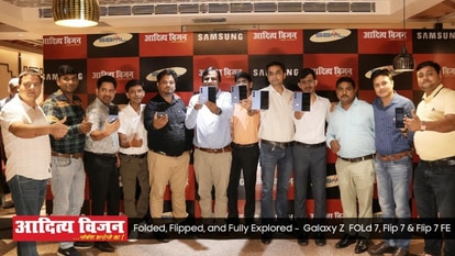 A new era of technology begins with Samsung Experience Meet Powered by Aditya Vision Limited.