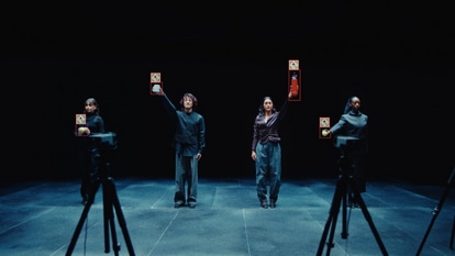 Different objects in front of the Object Detection Camera.