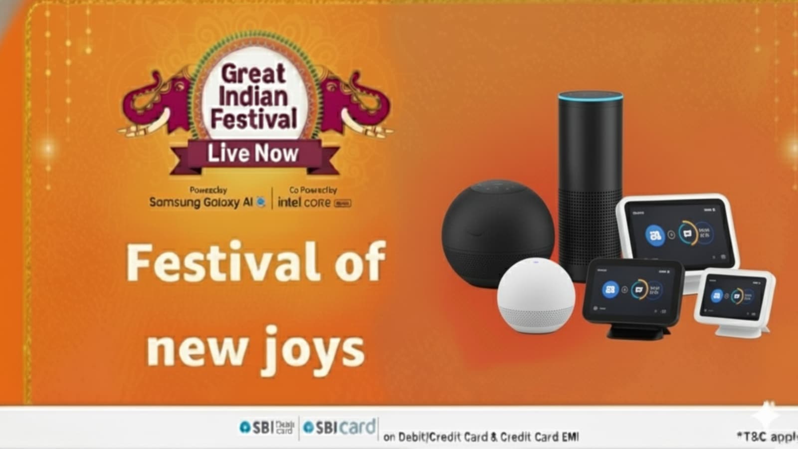 Best Alexa devices up to 55% off in Amazon Great Indian Festival Diwali sale on Echo speakers, displays, Fire tablets Best Alexa devices up to 55% off in Amazon Great Indian Festival Diwali sale on Echo speakers, displays, Fire tablets