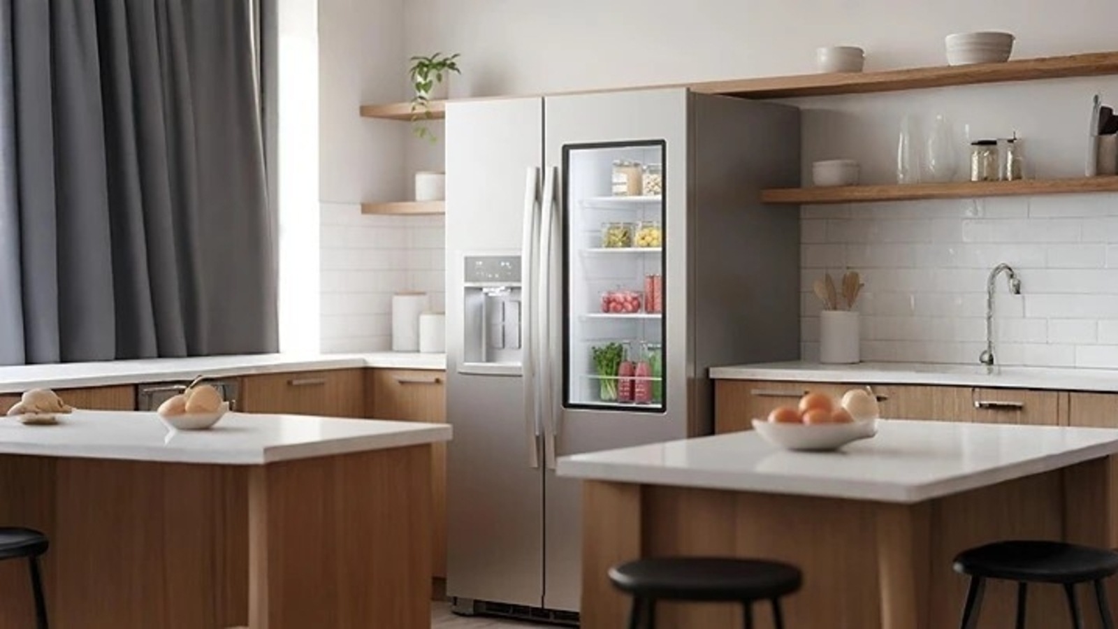 side by side refrigerators