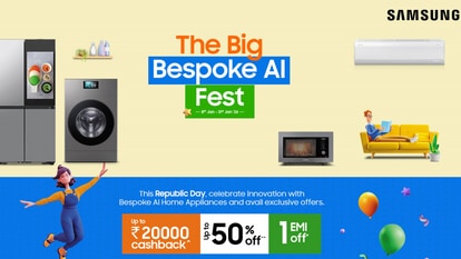 Under the Big Bespoke AI Fest, Samsung is extending offers on a range of digital home appliances, including refrigerators, washing machines, air conditioners and microwave ovens. 