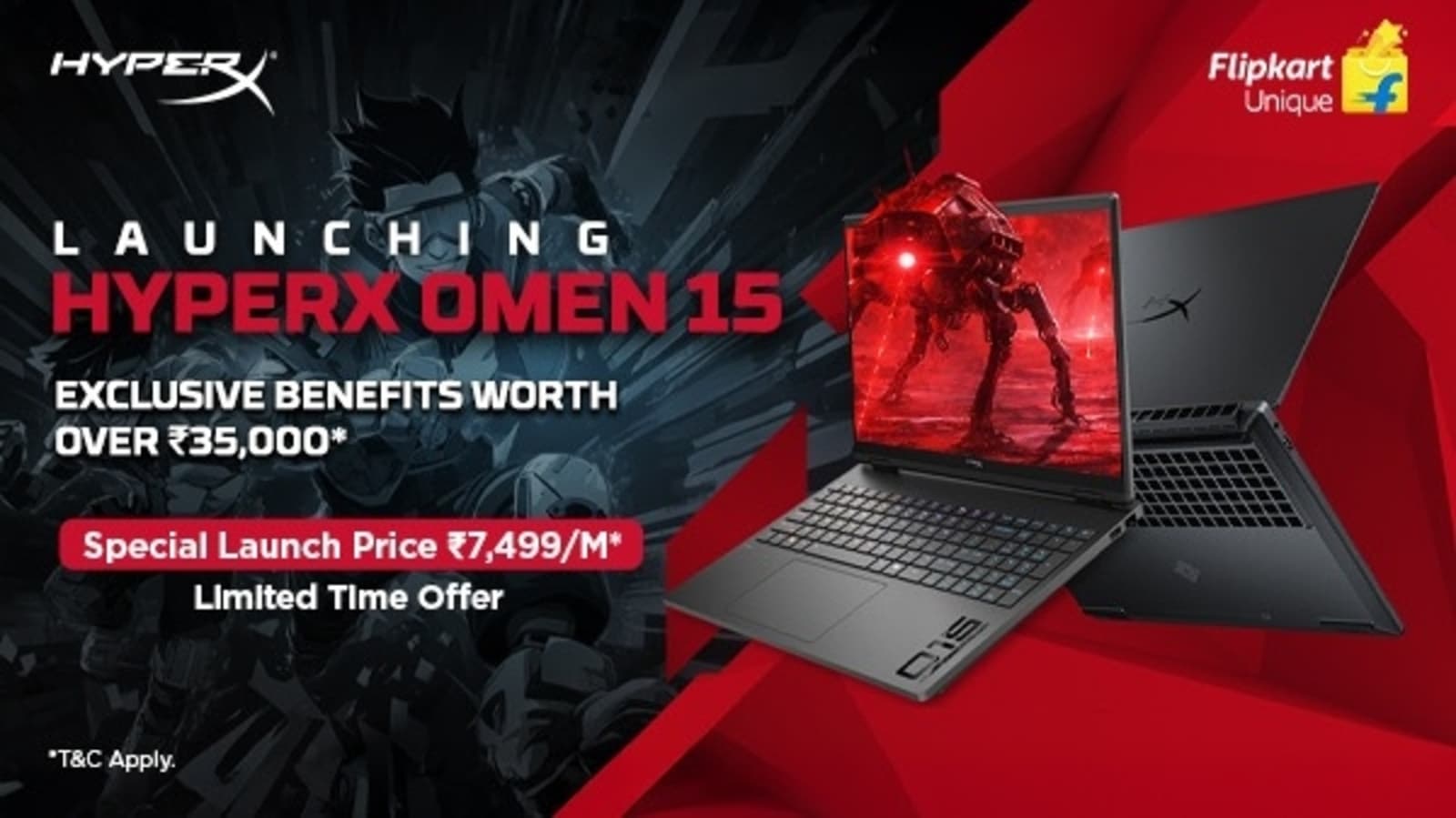 HP HyperX Omen 15 gaming laptop series launches in India on Republic Day.