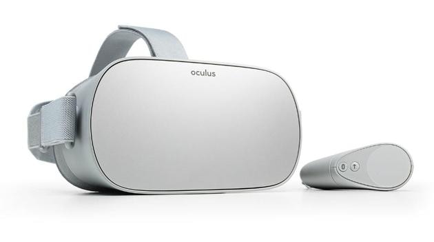 Facebook’s Oculus Go headset comes in two colour options of black and white.
