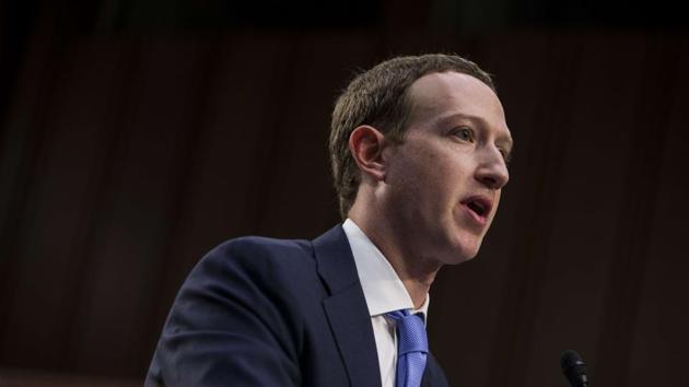 Facebook co-founder, Chairman and CEO Mark Zuckerberg testifies before a combined Senate Judiciary and Commerce committee hearing in the Hart Senate Office Building on Capitol Hill April 10, 2018 in Washington, DC.