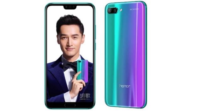 Honor 10 features a 5.84-inch full HD+ display with 19:9 aspect ratio.