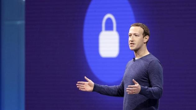 Facebook CEO Mark Zuckerberg makes the keynote speech at F8, tFacebook's developer conference, Tuesday, May 1, 2018, in San Jose, California.