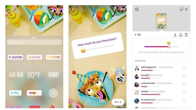 How to use emoji slider in Instagram stories