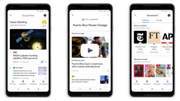 Google New redesign is available on desktop, iOS and Android.