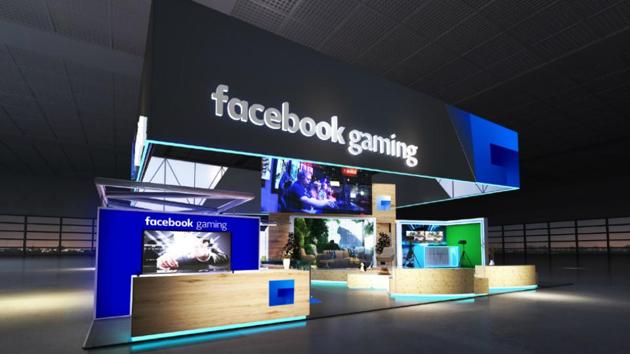 Facebook’s gaming booth at E3 2018.